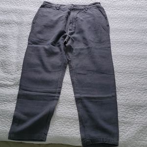 Kikit, blue trousers, 80%Ramie/20Cotton